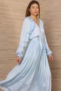 THEODOSIA SOLID CHARMEUSE SKIRT