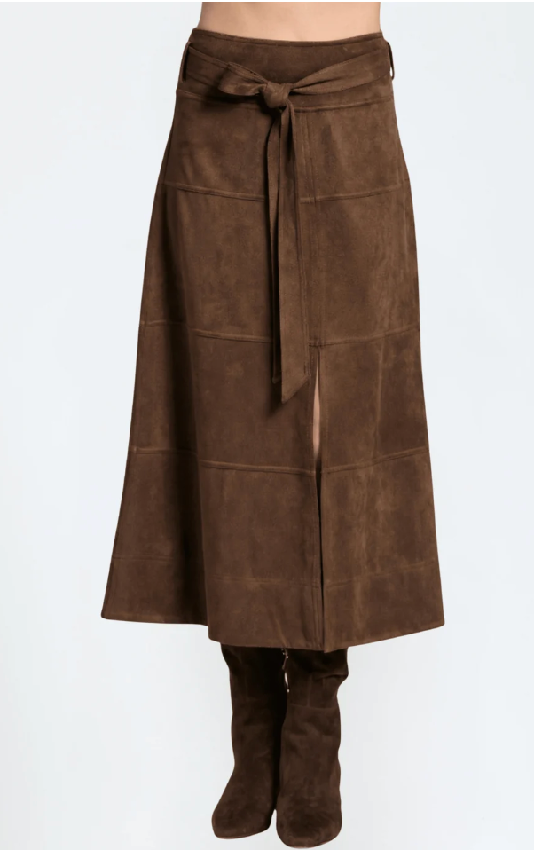 VEGAN SUEDE SKIRT