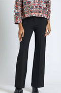 FULL LENGTH PONTE WIDE LEG PATCH POCKET PANT