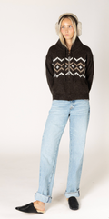RANCH FAIR ISLE ZIP HOODIE