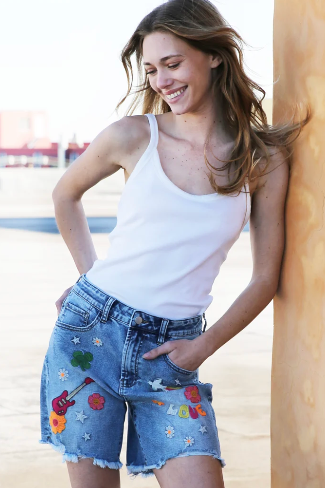 FESTIVAL DENIM SHORT