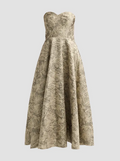 DAKOTA METALLIC JACQUARD GOWN
