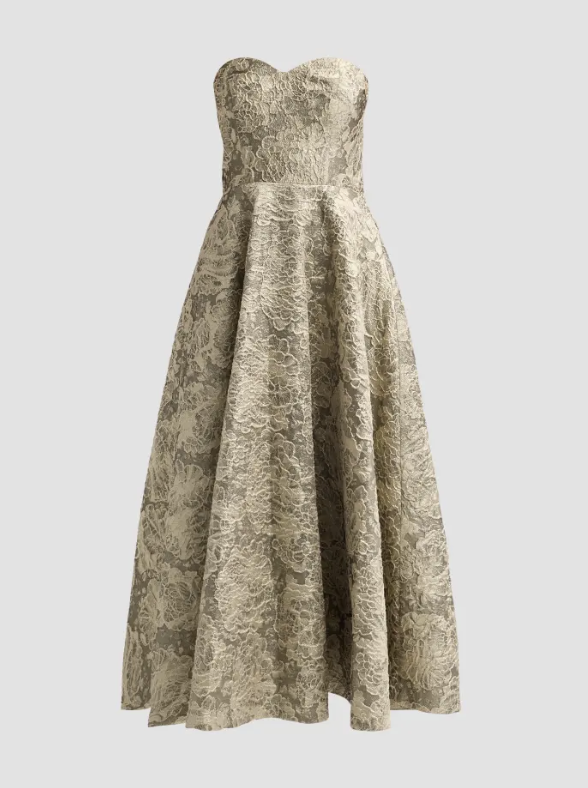 DAKOTA METALLIC JACQUARD GOWN