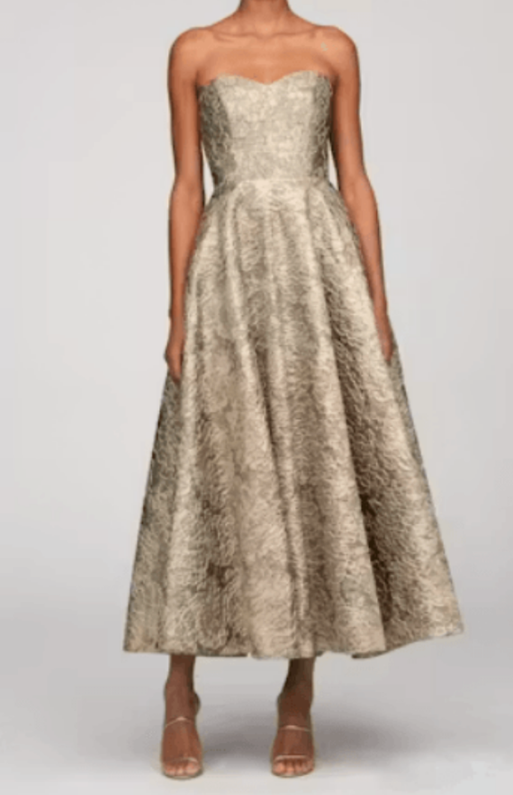 DAKOTA METALLIC JACQUARD GOWN