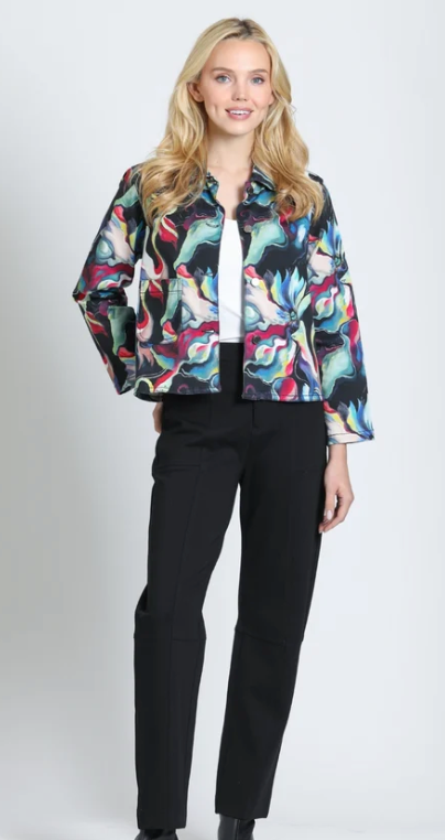 PRINTED DENIM JACKET