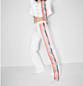 OMAR JEANS WITH SIDE APPLIQUE DETAIL