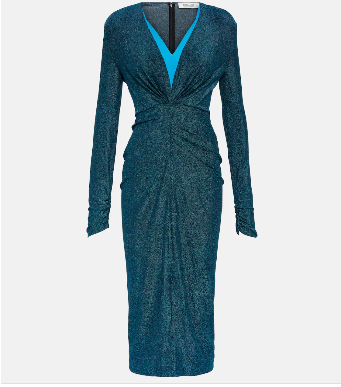 HADES JERSEY MIDI DRESS WITH SPARKLE