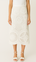JACKY KNIT LACE SKIRT