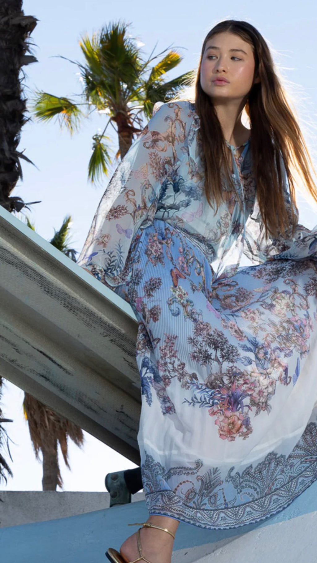 THEODOSIA CHIFFON SKIRT