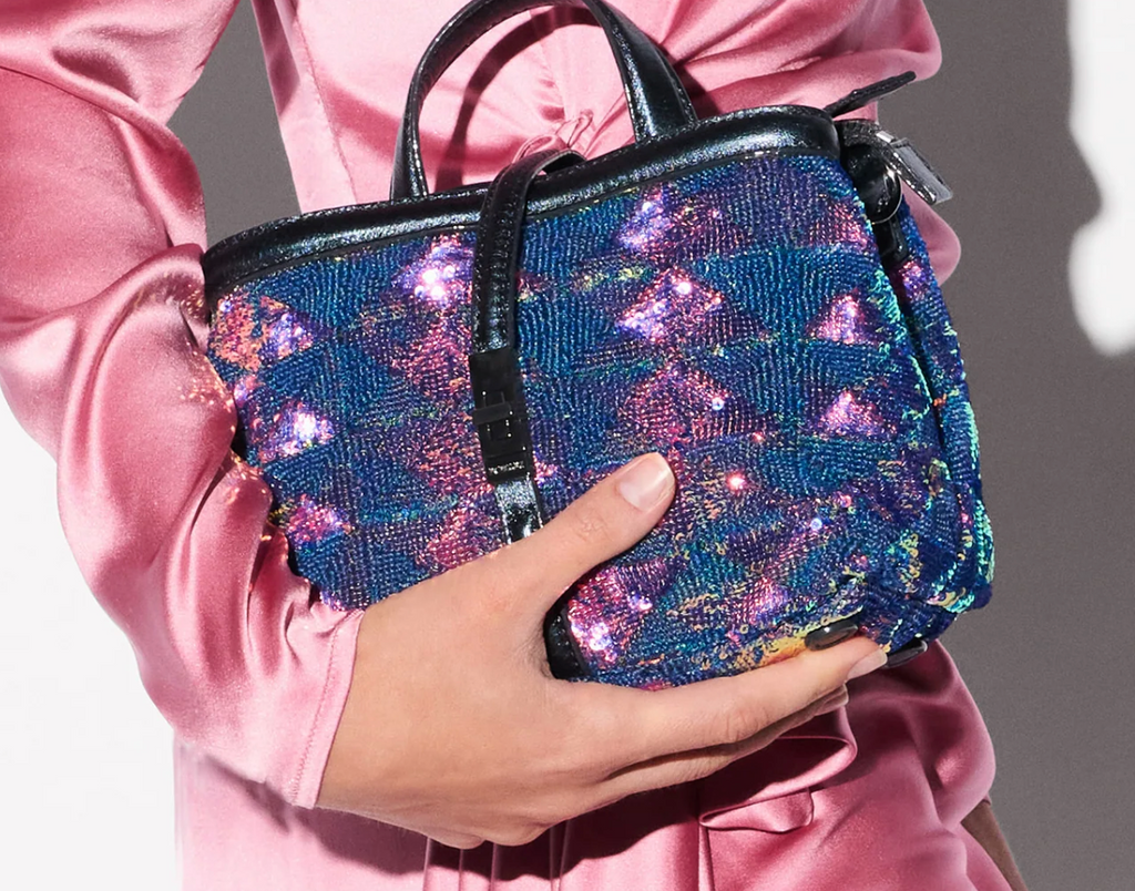 ASTOR MINI TOP HANDLE SEQUIN