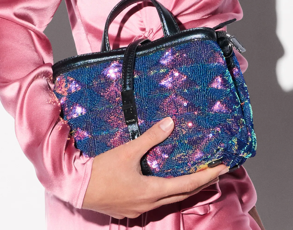 ASTOR MINI TOP HANDLE SEQUIN