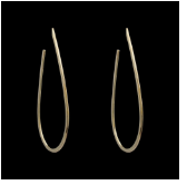 SOLID TEARDROP POST EARRING