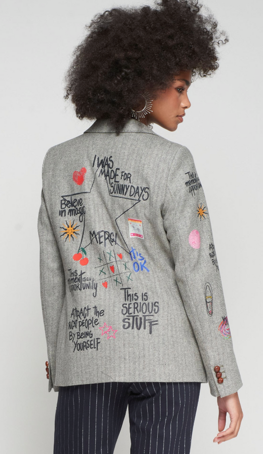 JACKET HELEN GARFFITI ESPIGA VD