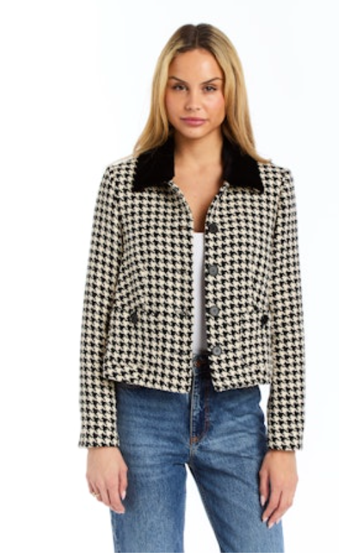 ODETTE FUR CROP JACKET