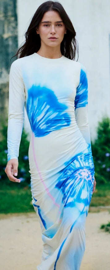 LIM CREM LONG DRESS