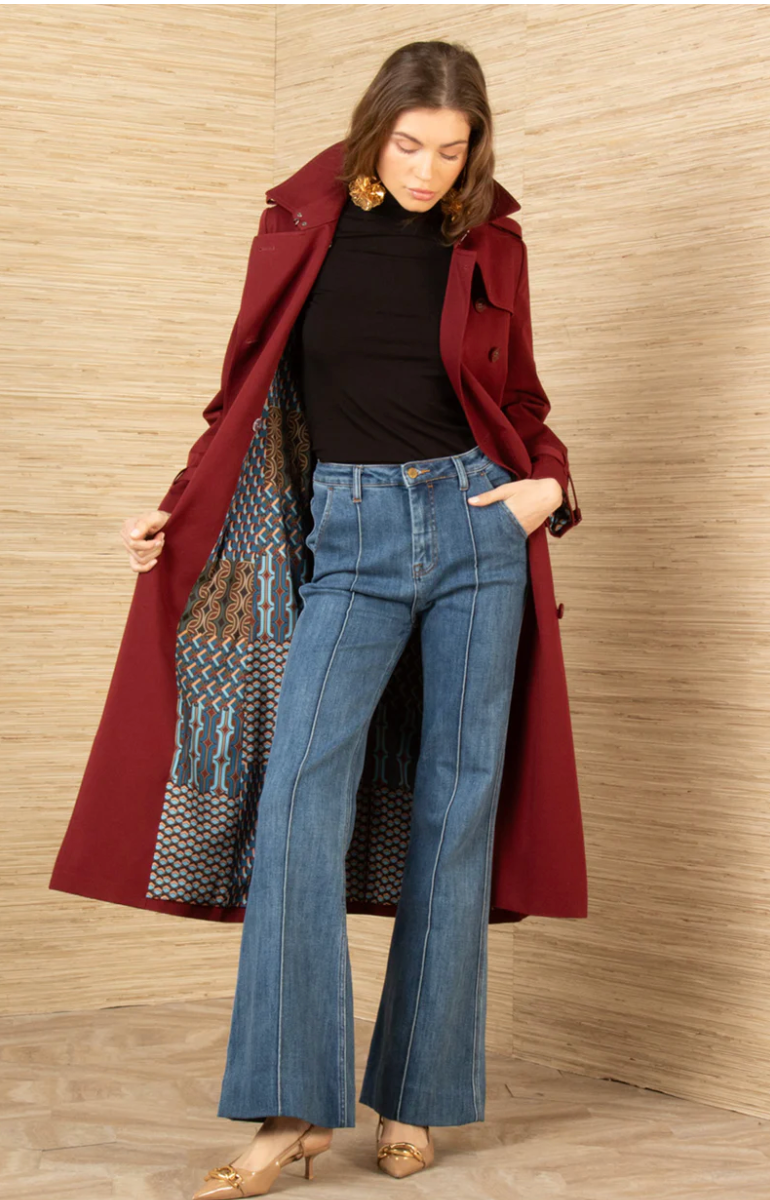 PAOLA TWILL TRENCH-COAT