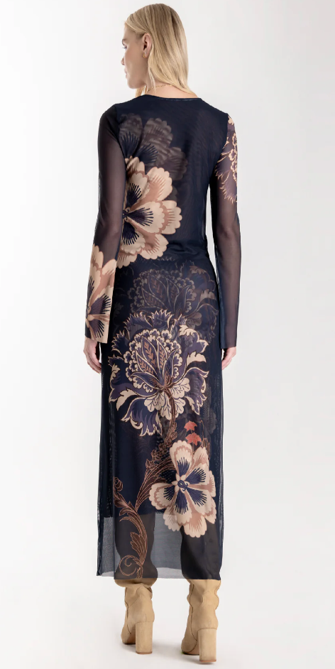 MIDNIGHT ARABESQUE DRESS