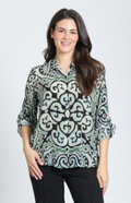 BLOUSE WITH ROLL UP SLEEVES