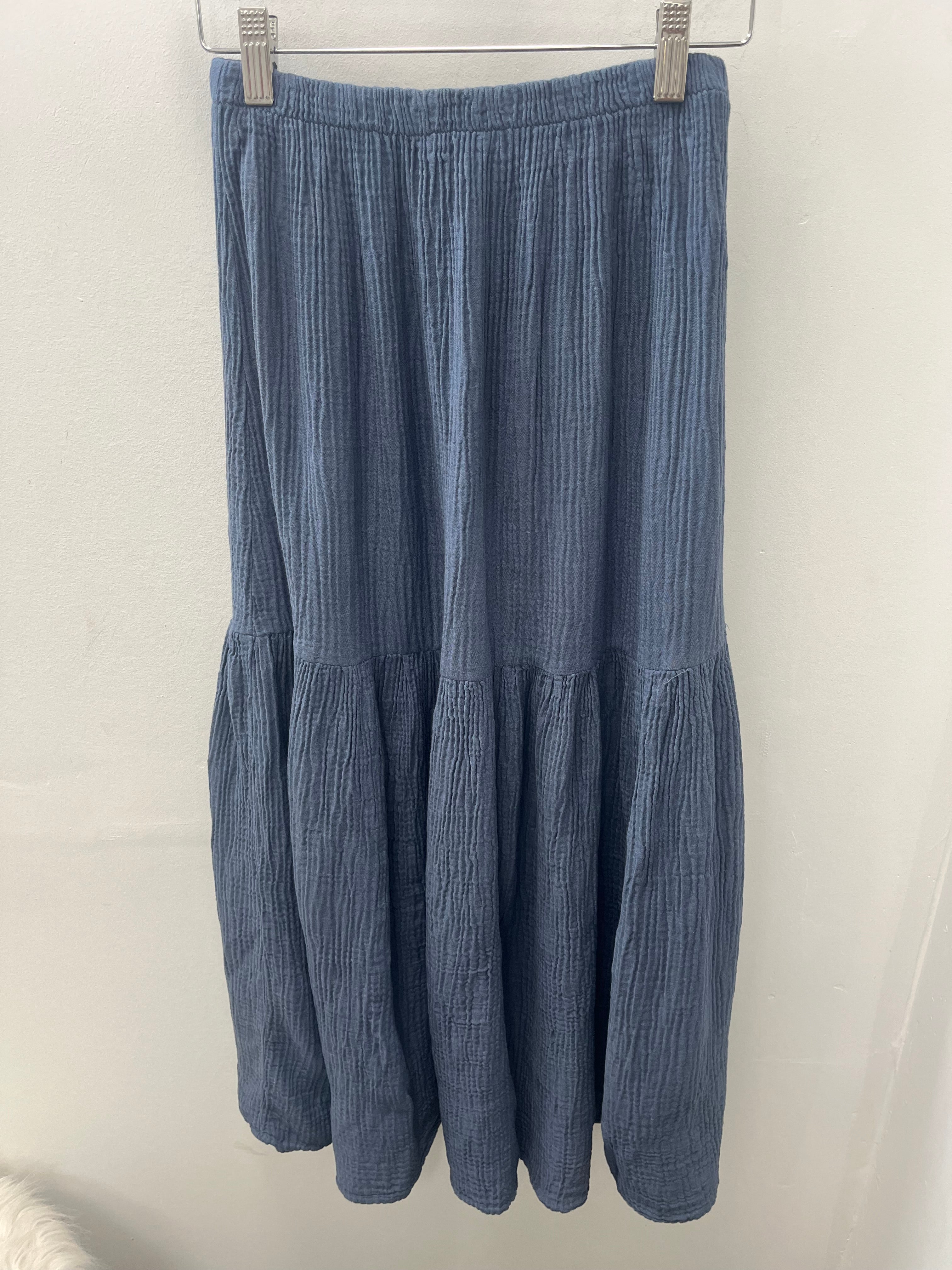 TIERRED MAXI SKIRT