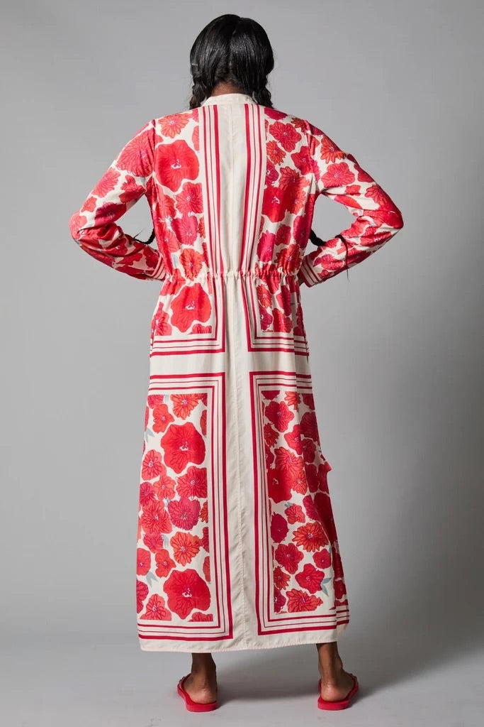 BAND COLLAR SHIRTDRESS