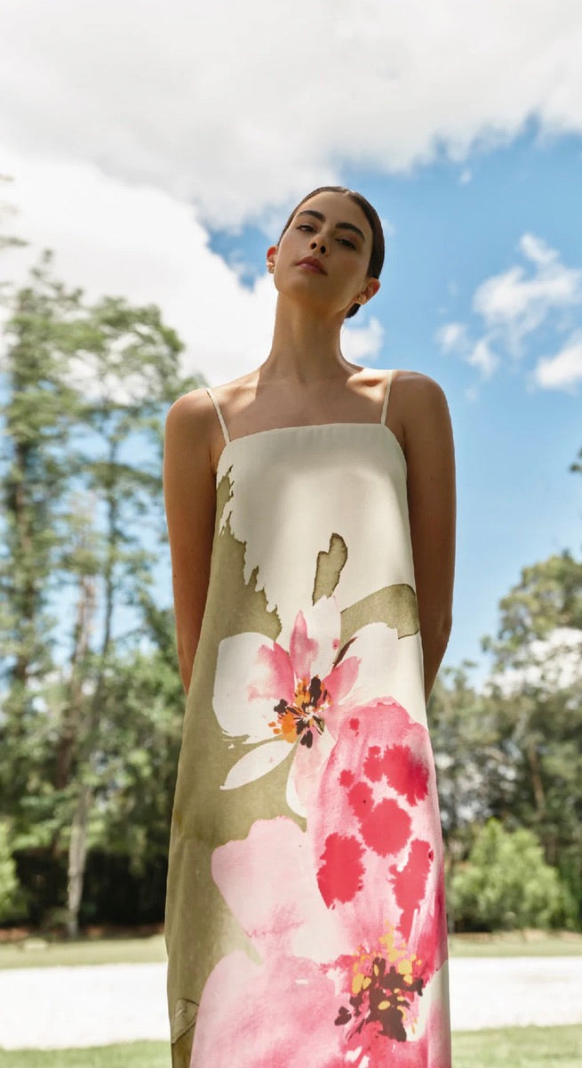 JAVA TROPICAL MAXI DRESS