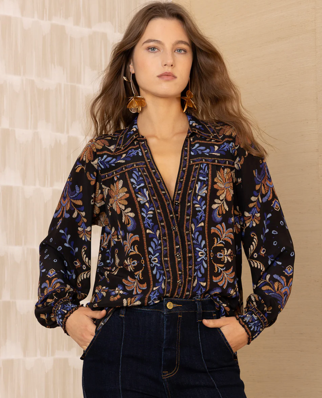 AVALYNN SILK TOP