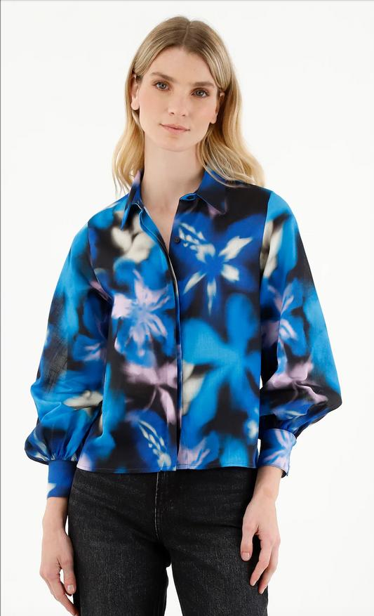 SERENADE BALLOON SLEEVE BLOUSE