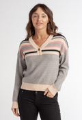 HENLEY SWEATER STRIPE FA7786