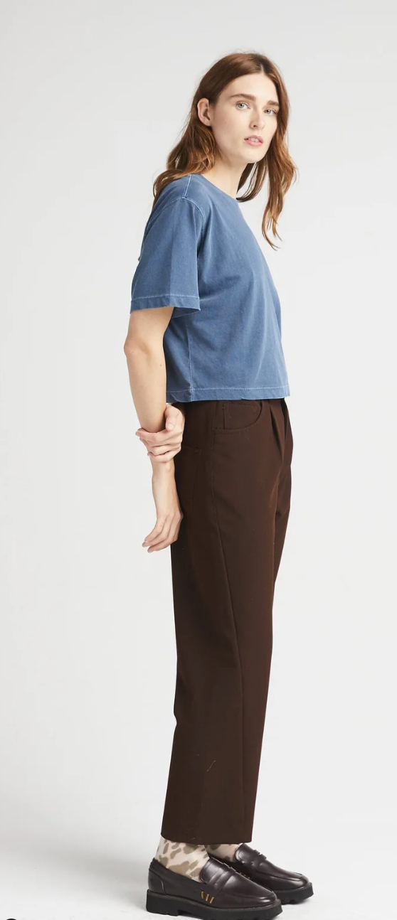 RELAXED CROP TEE SHIRT