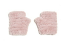 FAUX RABBIT MANDY GLOVES