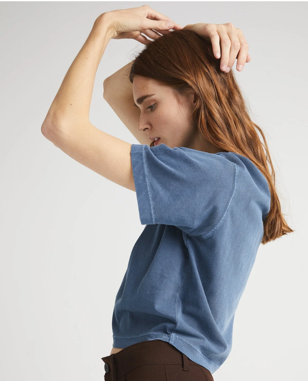 RELAXED CROP TEE SHIRT